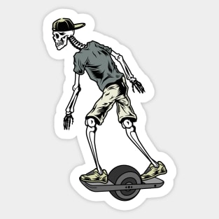 Onewheel Skeleton Sticker